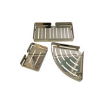 Stainless steel double-layer soap holder bathroom shelf