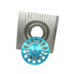 Xunjia/xinzhijia – 2毫米厚 15*15cm 浴室方形不锈钢地漏