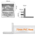 Көтерме сауда 2 Мм қалыңдық 304 L Тот баспайтын болаттан жасалған қабырғаға кіріңіз