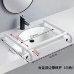 KJ-8802 Pedestal Sink Armrest – la main courante de salle de bain polyvalente en acier inoxydable et ABS