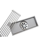 Yüksek Kaliteli Otel Mutfak Anti Koku Kiremit Ekleme Izgara Karter Lineer Yer Sifonu Süzgeç Banyo Duş Odası XUNJIA/XINZHIJIA