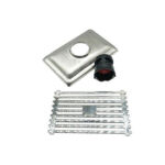 10*15سم مستطيلة ضوء الخيزران نمط 201 الفولاذ المقاوم للصدأ المطبخ دش الحمام البلاستيك المغناطيسي تعليق الأساسية الطابق استنزاف