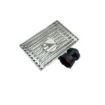 10*15سم مستطيلة ضوء الخيزران نمط 201 الفولاذ المقاوم للصدأ المطبخ دش الحمام البلاستيك المغناطيسي تعليق الأساسية الطابق استنزاف