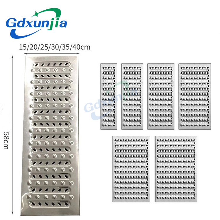 Xunjia/xinzhijia – 定制1.5MM 304 不锈钢厨房卫生间超市地下车库地沟地漏下水道盖板