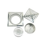 ซุนเจีย/ซินจือเจีย – 15 *15 ซม 6 ลวดลายรั้วเหล็กหนามม 201 ท่อระบายน้ำชั้นสี่เหลี่ยมห้องครัวสแตนเลสพร้อมแกนป้องกันกลิ่นทั่วไปขนาดใหญ่