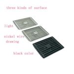 Высакаякасны сучасны бамбукавы ўзор памерам 10*15 см і 3 мм 201 Сліў з нержавеючай сталі