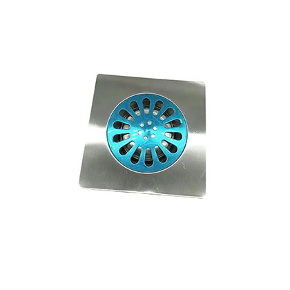 Xunjia/xinzhijia – 2毫米厚 15*15cm 浴室方形不锈钢地漏