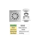 Дөңгелек Дезодорантты болаттан жасалған дезодорантты болат еденді суару раковинасы Тот баспайтын болаттан еденді ағызу