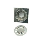 Дөңгелек Дезодорантты болаттан жасалған дезодорантты болат еденді суару раковинасы Тот баспайтын болаттан еденді ағызу