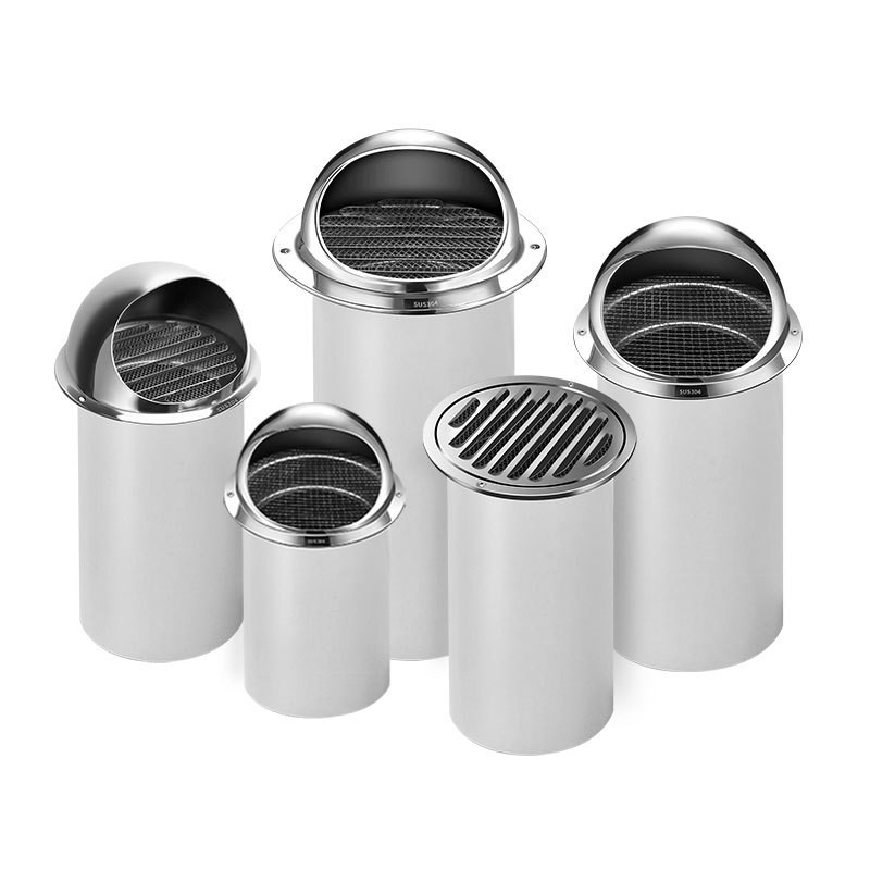 Xunjia/xinzhijia – Haute qualité 201 Couvercle de bouches d'aération en acier inoxydable avec moustiquaire