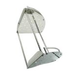 Xunjia/xinzhijia – Rak Penyimpanan Baja Tahan Karat Braket Kamar Mandi Baja Sudut Terpasang Di Dinding Perekat Tanpa Pengeboran