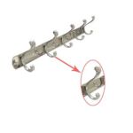 Xunjia/xinzhijia – 2023 热销壁挂式1.2mm厚 201 不锈钢衣帽钩毛巾架橱柜衣架