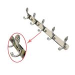 Xunjia/xinzhijia – 2023 热销壁挂式1.2mm厚 201 不锈钢衣帽钩毛巾架橱柜衣架