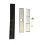 Drenaje a rayas para un drenaje eficiente de baño