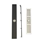 Drenaje a rayas para un drenaje eficiente de baño