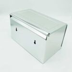 Xunjia/xinzhijia – New Modern 304 Stainless Steel Wall-mounted Rectangular Container Tissue Box