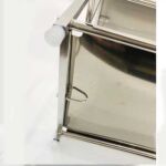 Xunjia/xinzhijia – Neues, modernes, maßgeschneidertes, offenes Küchen-Haushalts-Lagerregal, dreischichtiges Regal