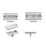 Xinzhijia/xunjia – High Quality 304 Stainless Steel With Filter Deodorant Stainless Steel Shower Linear Shower Drain Floor Drain