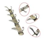 Xunjia/xinzhijia – 2023 热销壁挂式1.2mm厚 201 不锈钢衣帽钩毛巾架橱柜衣架