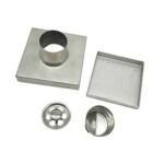 Xunjia/xinzhijia – 批发 2 毫米厚隐形瓷砖嵌件 304 不锈钢方形地漏