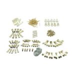 Xunjia/xinzhijia – Kit de ganchos para marco de fotos de alta resistencia, protección de dedos chapada en latón y Metal para colgar 220 Colocar