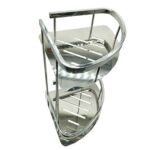 Hot Sale Wall-mounted Production Line 2 Tier SS201 /SS304 Bathroom Kitchen Triangular Tank Rack