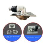 Factory Direct Sale 3 Mm de grosor 201 Stainless Steel Linear Floor Drain with Plastic Elbow Washing Machine Hose Connector Set