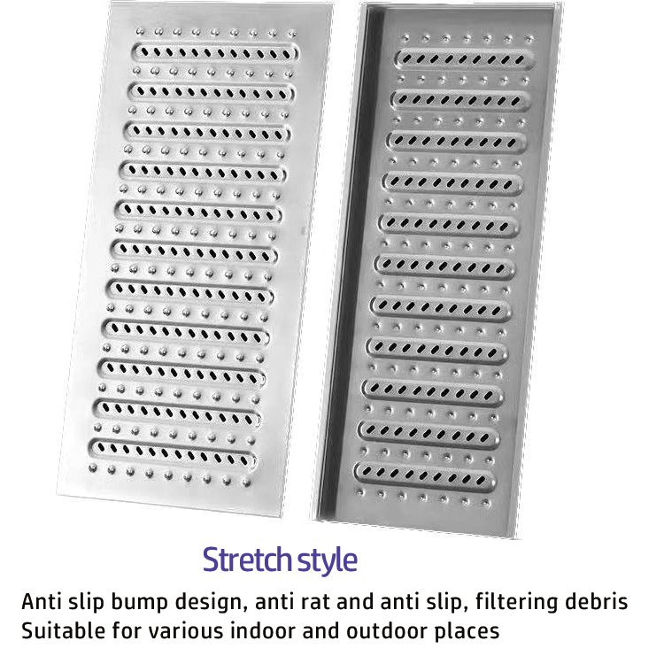 Xunjia/xinzhijia – 定制2MM 304 不锈钢厨房卫生间超市地下车库地沟地漏下水道盖板