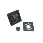 ខ្មៅលក់ក្តៅ 4 អ៊ីញទ្វេដង 6mm រាងការ៉េក្រាស់ Apple 201 បំពង់បង្ហូរទឹកក្នុងបន្ទប់ទឹកដែកអ៊ីណុក —XINZHIJIA/XUNJIA