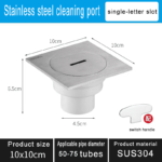 High-Quality Cleaning Ports :SUS304 Ports with Multiple Specifications