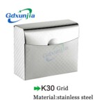 Xunjia/xinzhijia – Logo Custom Thickened Luxury K30 Aluminum Metal Square Car Tissue Box Bracket
