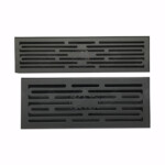 Hosszú alakú csatorna szagálló rozsdamentes acél pisztoly szürke padlólefolyóval