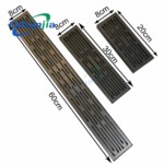 Hosszú alakú csatorna szagálló rozsdamentes acél pisztoly szürke padlólefolyóval