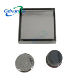 Scarichi a pavimento nascosti in acciaio inossidabile ispessito, è possibile personalizzare diverse dimensioni