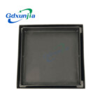 隐藏式不锈钢地漏, 不同颜色的瓷砖地漏.