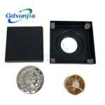 隐藏式不锈钢地漏, 不同颜色的瓷砖地漏.