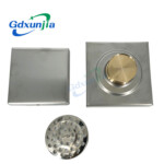 隐藏式不锈钢地漏, 不同颜色的瓷砖地漏.